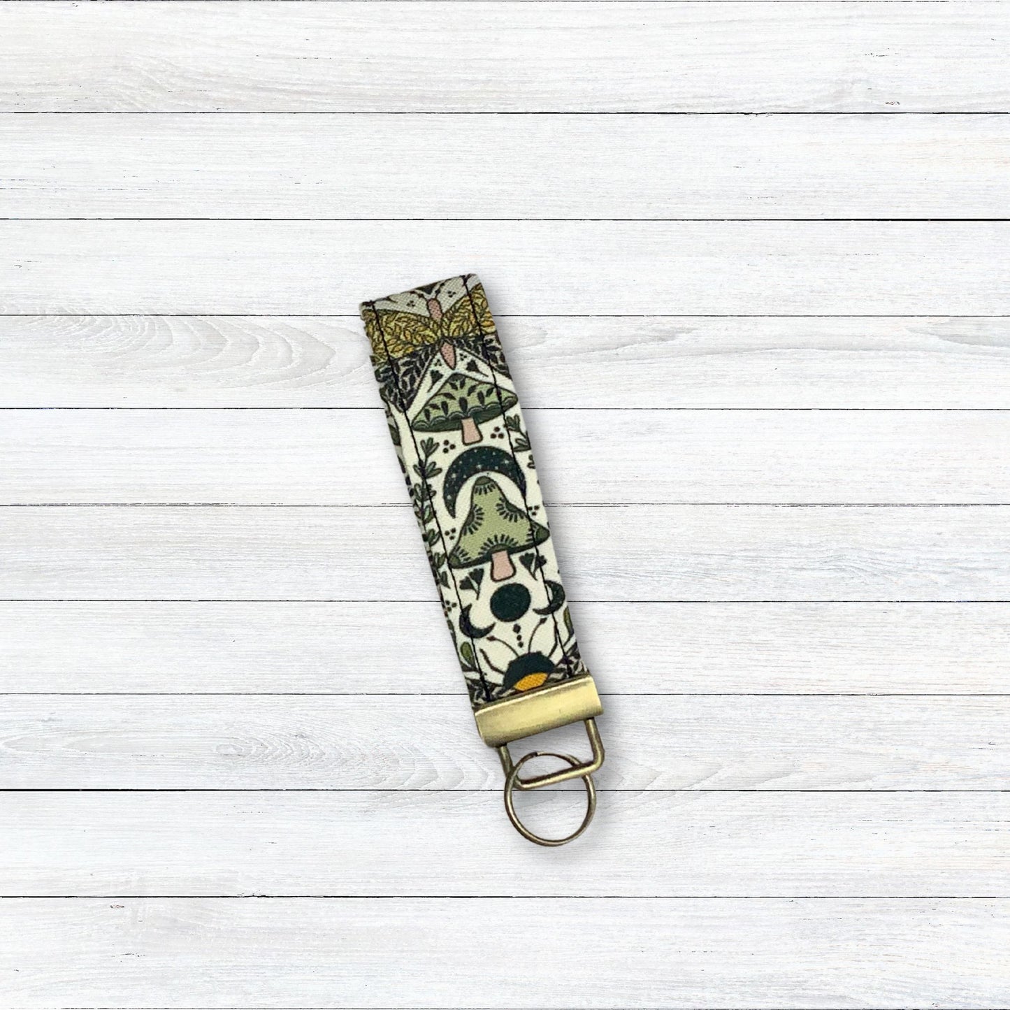 Canvas Nature Print Bum Bag with Keyfob